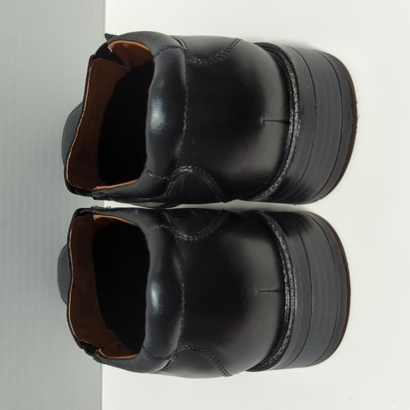 George Men's Slip On Sintetico Black Dress Shoes Size 8.5 - Picture 5 of 10